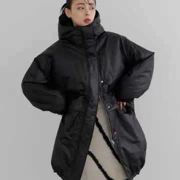 LIAN 충전솜 후디 코트