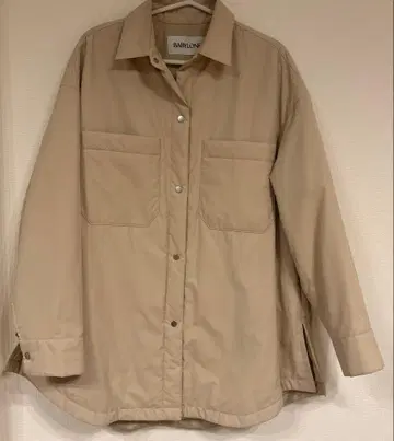 BABYLONE 베이지 셔츠 자켓