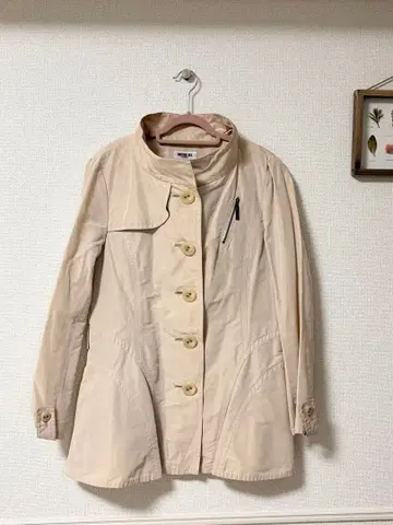 HIROKO BIS 베이지 트렌치코트