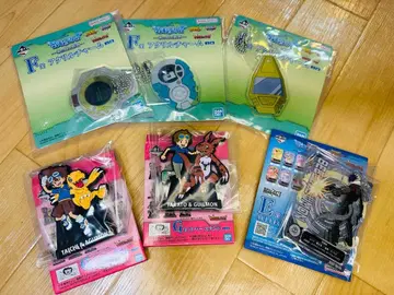 제일복권 디지몬 아크릴 참, 아크릴 스탠드, 러버 스탠드