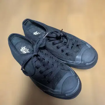 [ 새상품급 ] CONVERSE 잭 퍼셀 블랙 로우컷 24.5cm