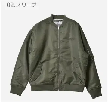 [ 미사용 새상품 ] RVCA 미스터 카툰 M 에어 원 자켓 올리브