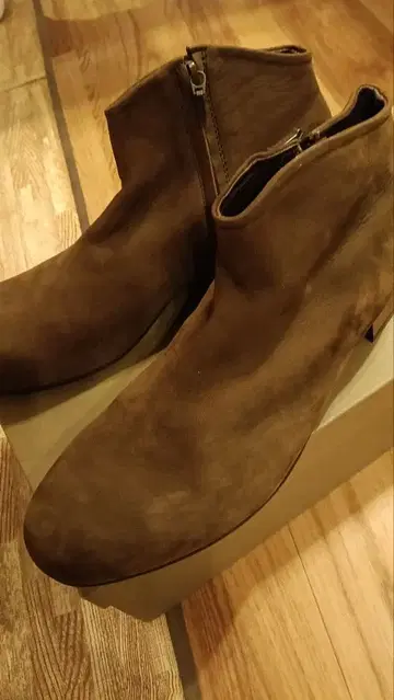 PADRONE 사이드 고어 부츠 브라운 사이즈 42