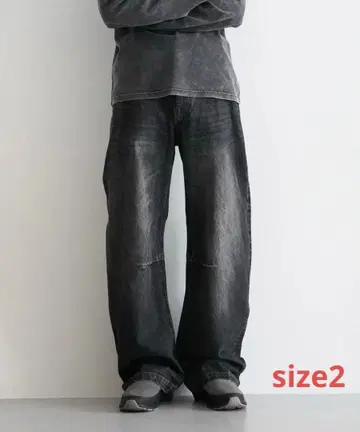 KAIKO The denim wide fit vintage 'BLACK'