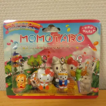 지역 한정 키티 오카야마 복숭아 타로 버전 4개 세트