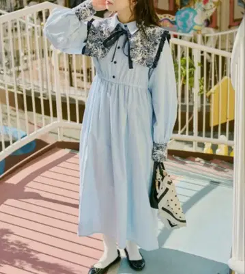 kutir 멀티웨이 탈부착 카라 원피스