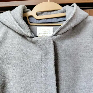 [ M 사이즈 ] Discoat 후드 부착 숏코트 그레이