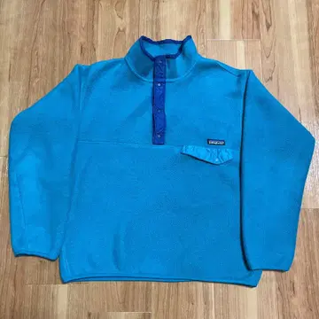초기형 patagonia 터콰이즈 스냅T 90s USA제 신틸라