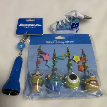 몬스터 주식회사 스트랩과 키체인 2점