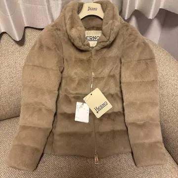[ 미사용 새상품 ] HERNO 퍼 다운 자켓