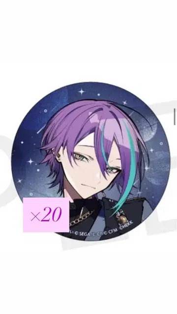 프로젝트 세카이 x 앙상블 스타즈! 메탈릭 캔뱃지 컬렉션