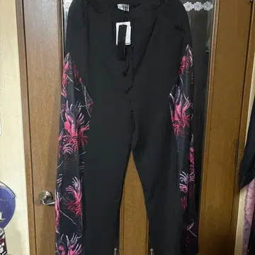 Drug Honey 천수피안화 프린트 와이드 팬츠 새상품