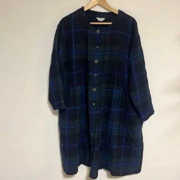 COTTON HOUSE AYA 롱 원피스 체크