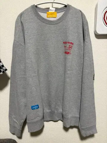 overprint 소년 제터 콜라보 맨투맨 트레이닝복 그레이