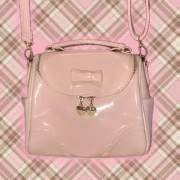 공주 갸루 페어리 그런지 모리걸 백 숄더백 핑크 리본