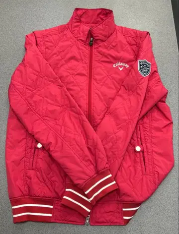 캘러웨이 2WAY 베스트 자켓 레드 계열 사이즈 LL