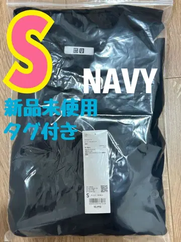 UNIQLO U 트윌 워크 오버 사이즈 셔츠 네이비 S