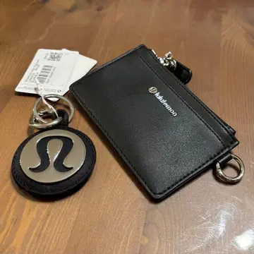 [ lululemon ] 코인&카드 케이스 로고 키체인 키링