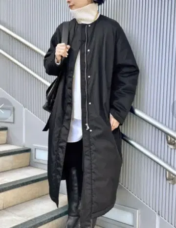 AP STOUDIO 충전솜 패딩 코트 블랙 새상품 에이피 스튜디오