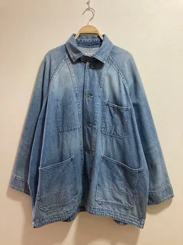 journal standard luxe 10OZ 데님 워크 커버올