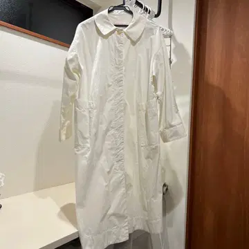 bulle de savon 화이트 롱 코트