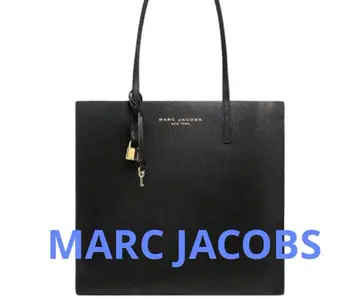 MARC JACOBS 블랙 가죽 토트백