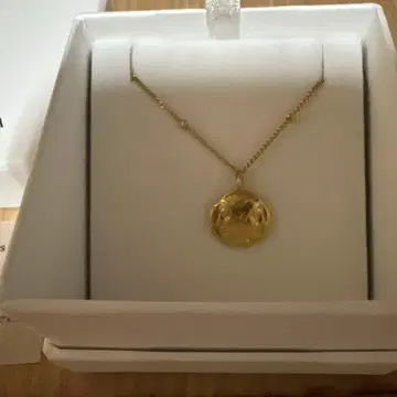 MARIHA 스터드 체인 코인 목걸이