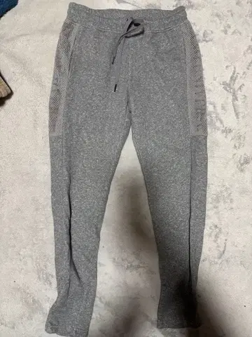 nano universe 메쉬 패널 조거 팬츠 그레이