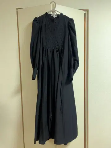 [ rienda ] 가을 겨울용 블랙 원피스