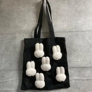 merry jenny 메리제니 복슬복슬 미피 토트백 블랙