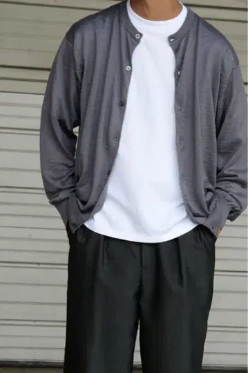 24ss BATONER choma crew neck cardigan 3