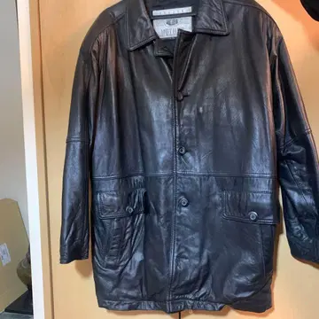 MOTHER 블랙 가죽 자켓