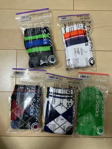 훼미리마트 삭스 5켤레 세트 22-25cm