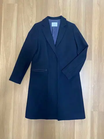 네이비 체스터 코트 사이즈 34