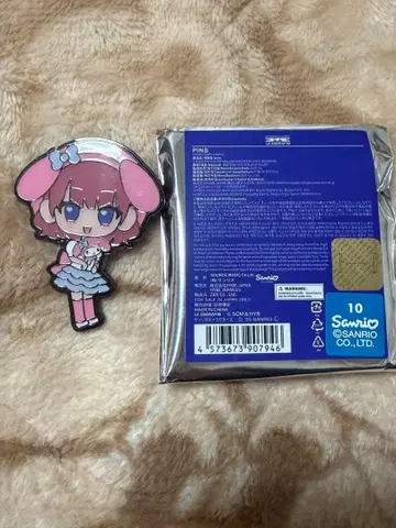 LESSERAFIM 김채원 마이멜로디 & 쿠로미 핀 배지