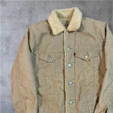 EDWIN 503R 코듀로이 쉘파 옷깃 보아 안감 자켓 베이지