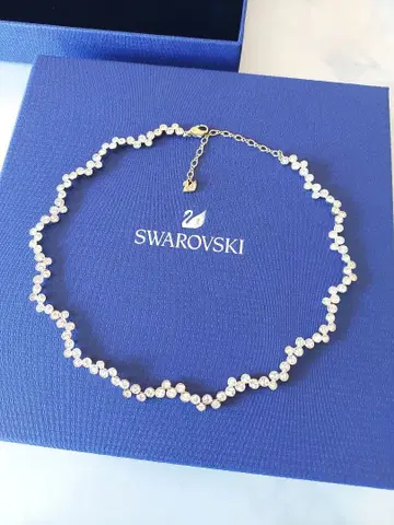 새상품 SWAROVSKI Fidelity 목걸이 스와로브스키 골드