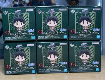 G상 쵸코놋코 피규어 6개 세트 진격의 거인 제일복권