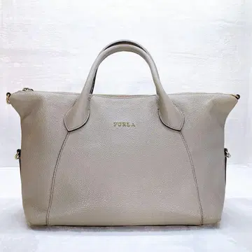 고품질 FURLA 훌라 조안나 핸드백 가죽 그레이지 로고