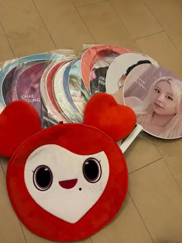 TWICE 채영 부채 세트 부채 케이스 챤브리