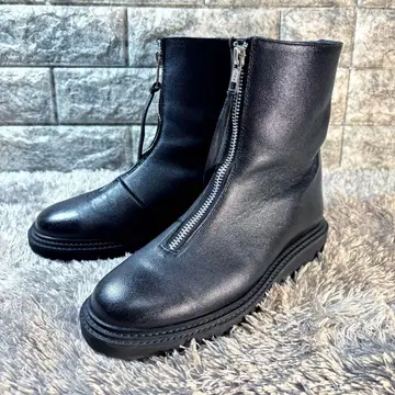 컨디션 최상 CAMINANDO 카미난도 센터 지퍼 통굽 부츠