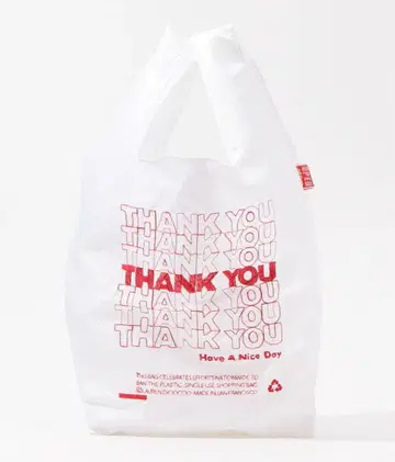 OPEN editions THANK YOU TOTE/RED