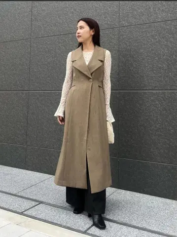 LAGUNAMOON 메탈 버튼 테일러드 오버롤 스커트 S