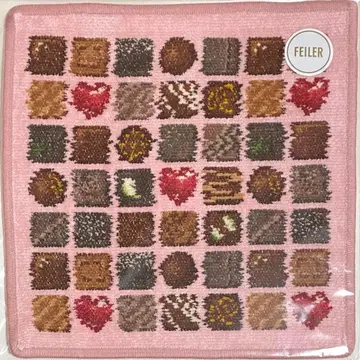 페이러 타월 손수건 코프레도쇼콜라 페일 핑크