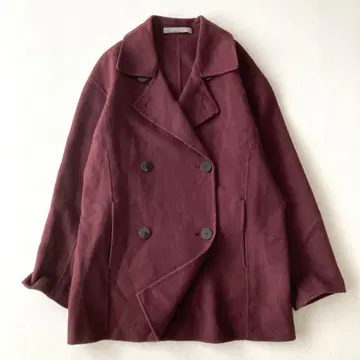 띠어리 럭스 캐시미어 울 피 코트 더블 페이스 BRETON