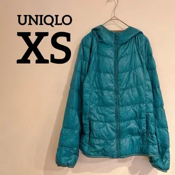 UNIQLO [ XS ] 터콰이즈 다운 자켓 아우터 경량