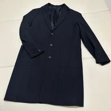 NANO UNIVERSE 블랙 롱 자켓