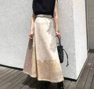 새상품 아메리빈티지 ANDREA ABSTRACT PAINT SKIRT