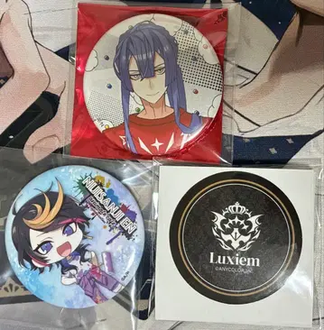 니지산지 나가오 케이 캔뱃지 니지페스 2022 레드 Luxiem