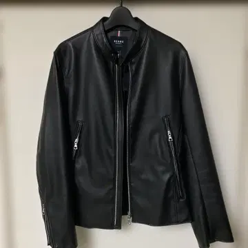 BEAMS HEART 블랙 싱글 라이더 자켓 M